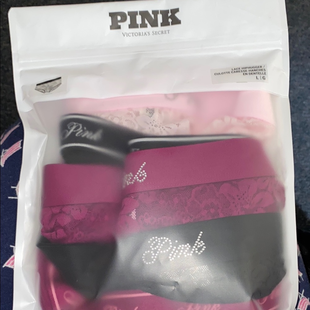Victoria's Secret Pink Lace Underwear Set